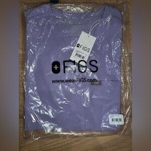 Figs Catarina Lavender Dew XS NWT